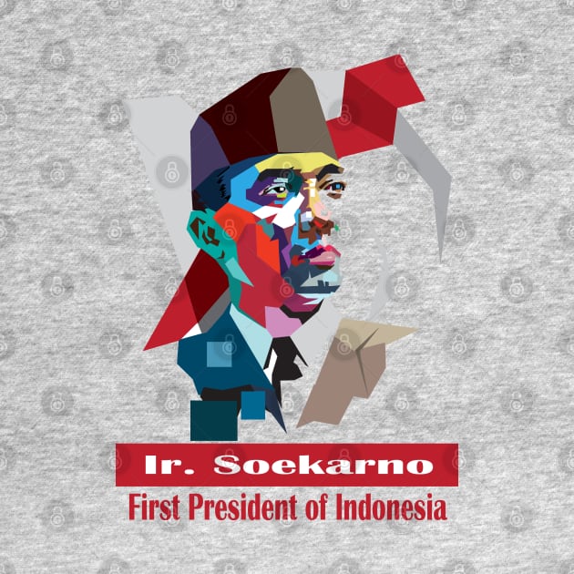 First President of Indonesia by arashbeathew
